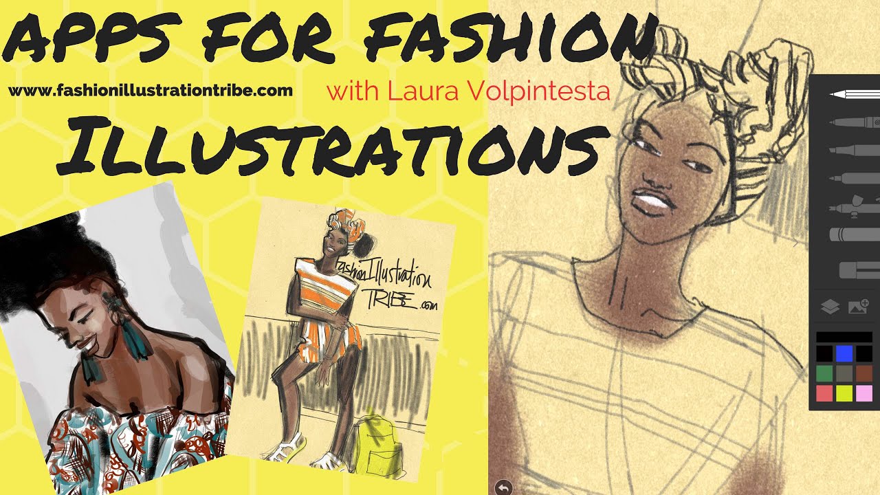 1280x720 Best Fashion Illustration Apps A Sampler For Fashion Sketching - Apps For Fashion Design Sketching