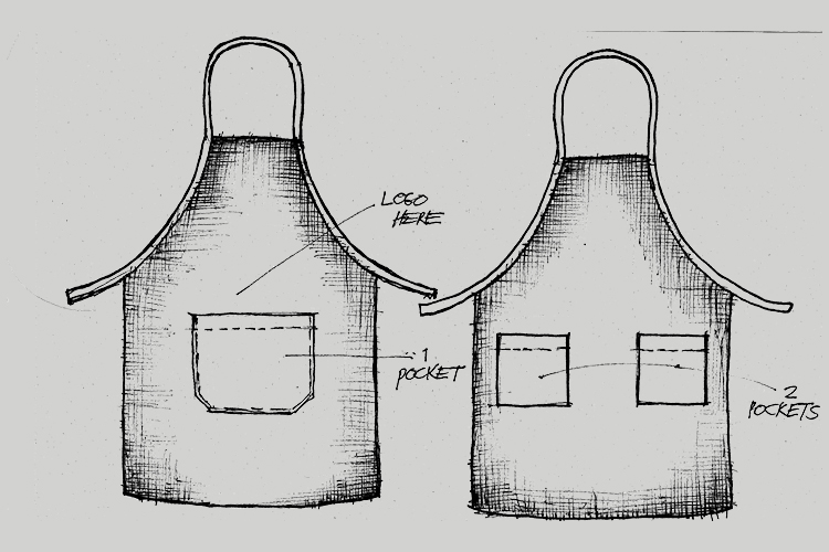 750x500 Squealing Pig Ice Apron Merchampeffect - Apron Sketch