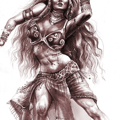 400x400 Artstation - Apsara Sketch