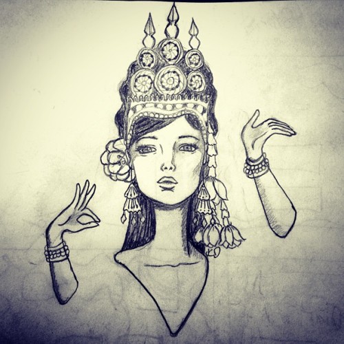 500x500 Jill De La Cruz - Apsara Sketch