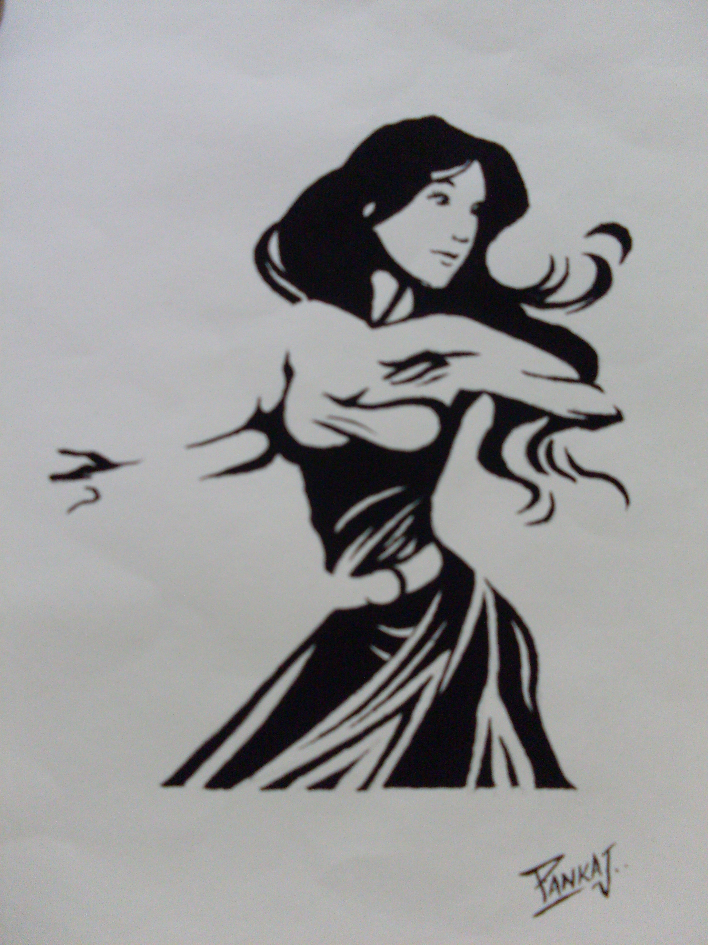 2304x3072 Apsara - Apsara Sketch