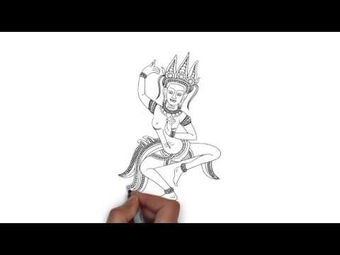 480x360 How To Draw Apsara - Apsara Sketch