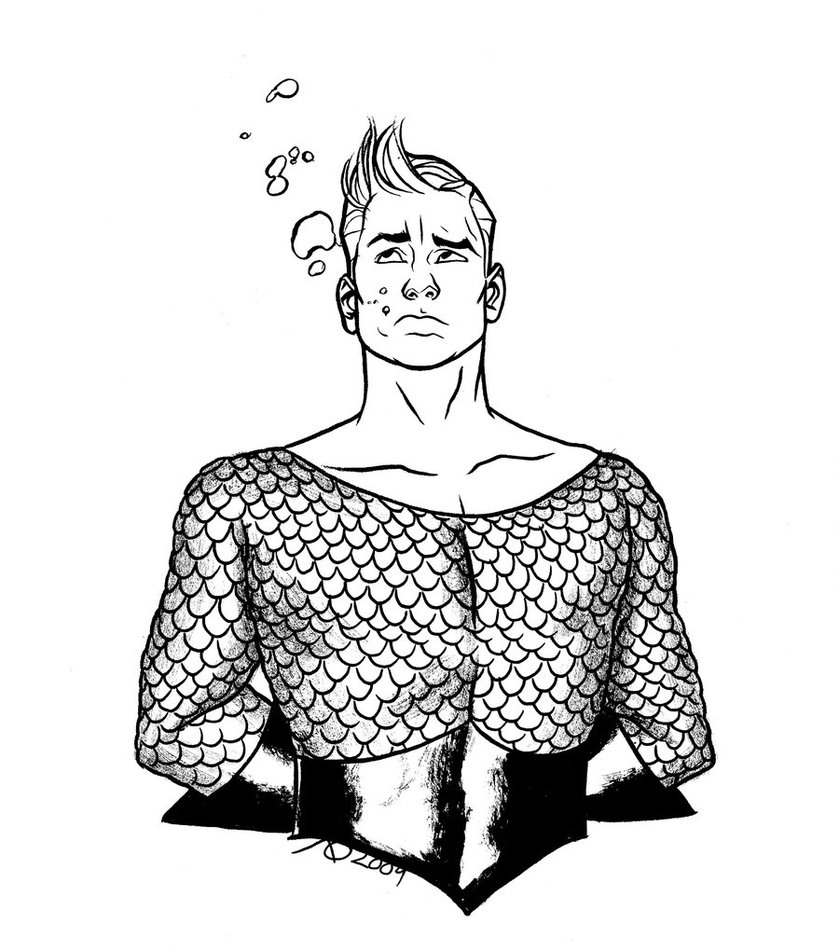 839x951 Aquaman Sketch By Quin Ones - Aquaman Sketch