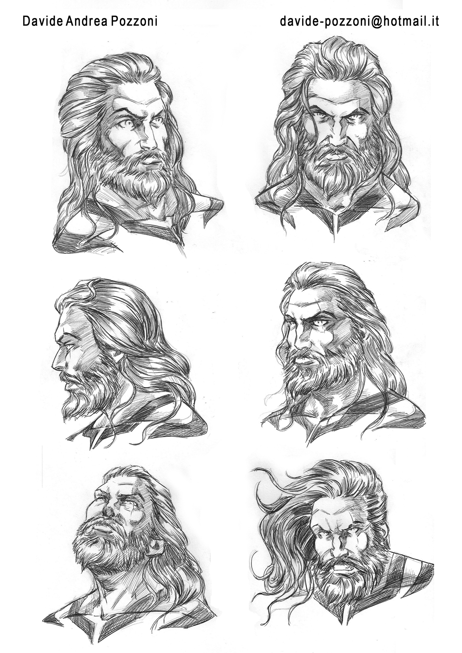 1920x2716 Artstation - Aquaman Sketch