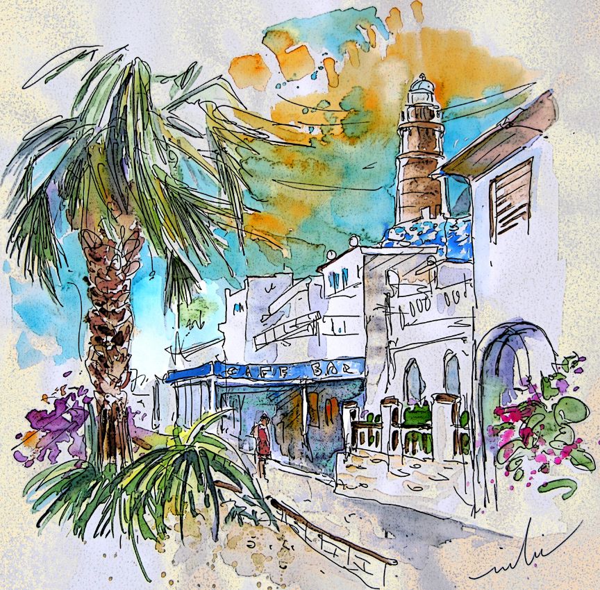 864x850 Chipiona 2 (Travel Sketches Spain 2009) Infinity + Some + 2 - Aquarelle Sketch