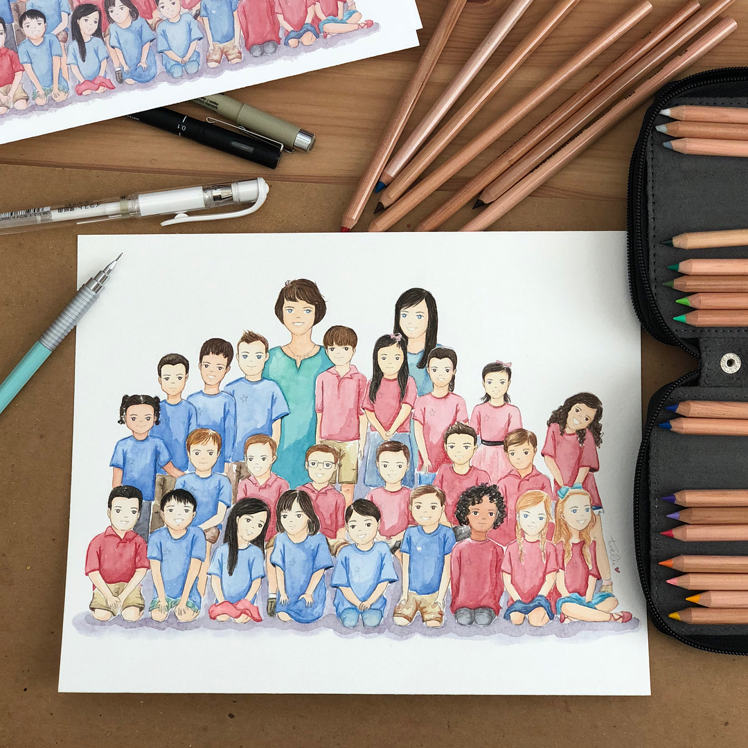 1080x1080 Aquarelle Sketch Portrait Watercolor On Instagram - Aquarelle Sketch