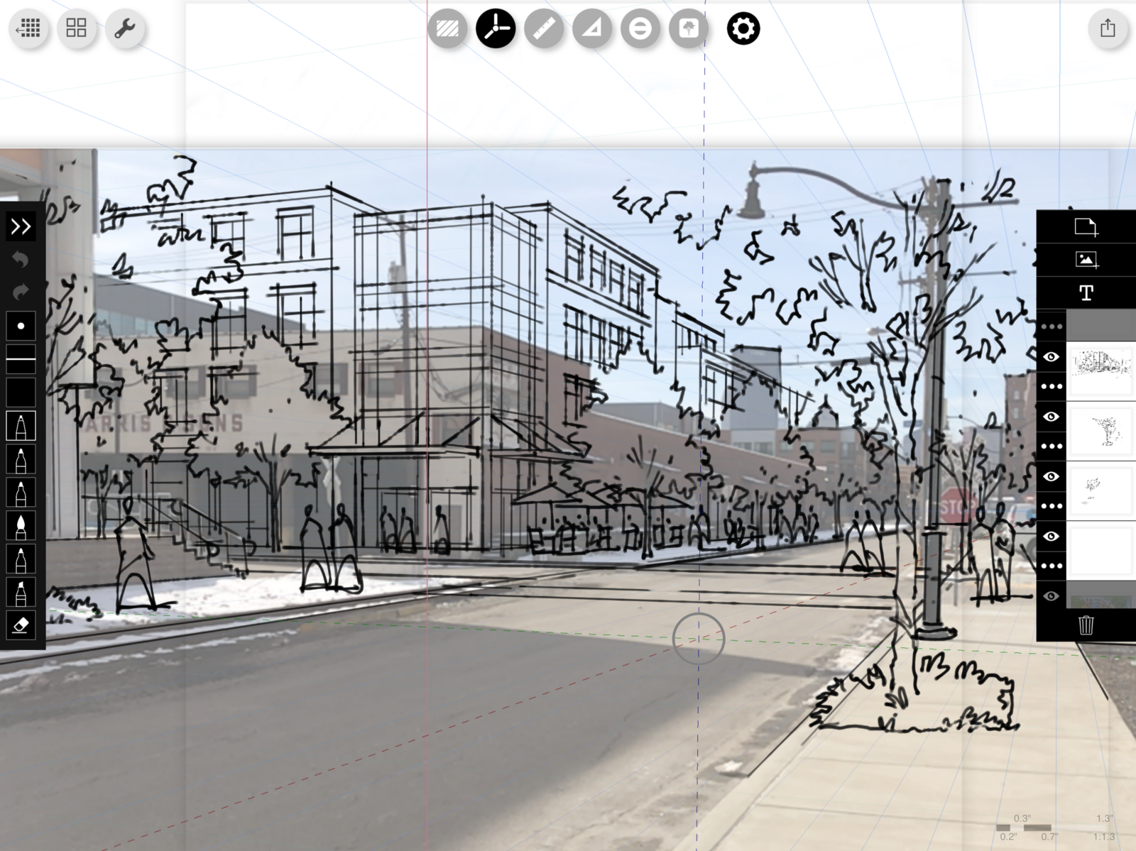 1600x1199 How To Sketch In Ar With Depiction Morpholio Trace Medium - Ar Sketch