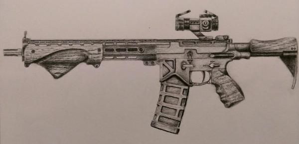 600x289 The Sketch For Our First Wood Ar 15 Build. Guns - Ar Sketch