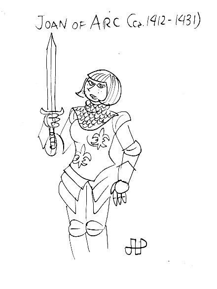 440x586 Joan Of Arc Sketch By Emperornortonii - Arc Sketch