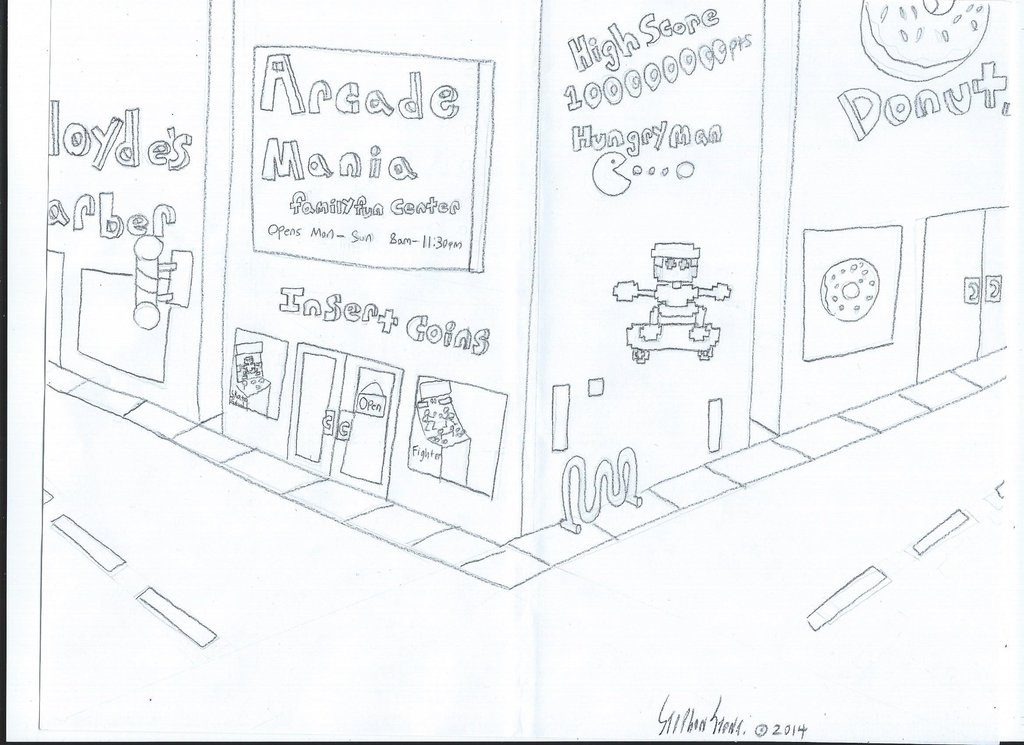 1024x745 Arcade Mania Sketch By Stephenrstorti91 - Arcade Sketch