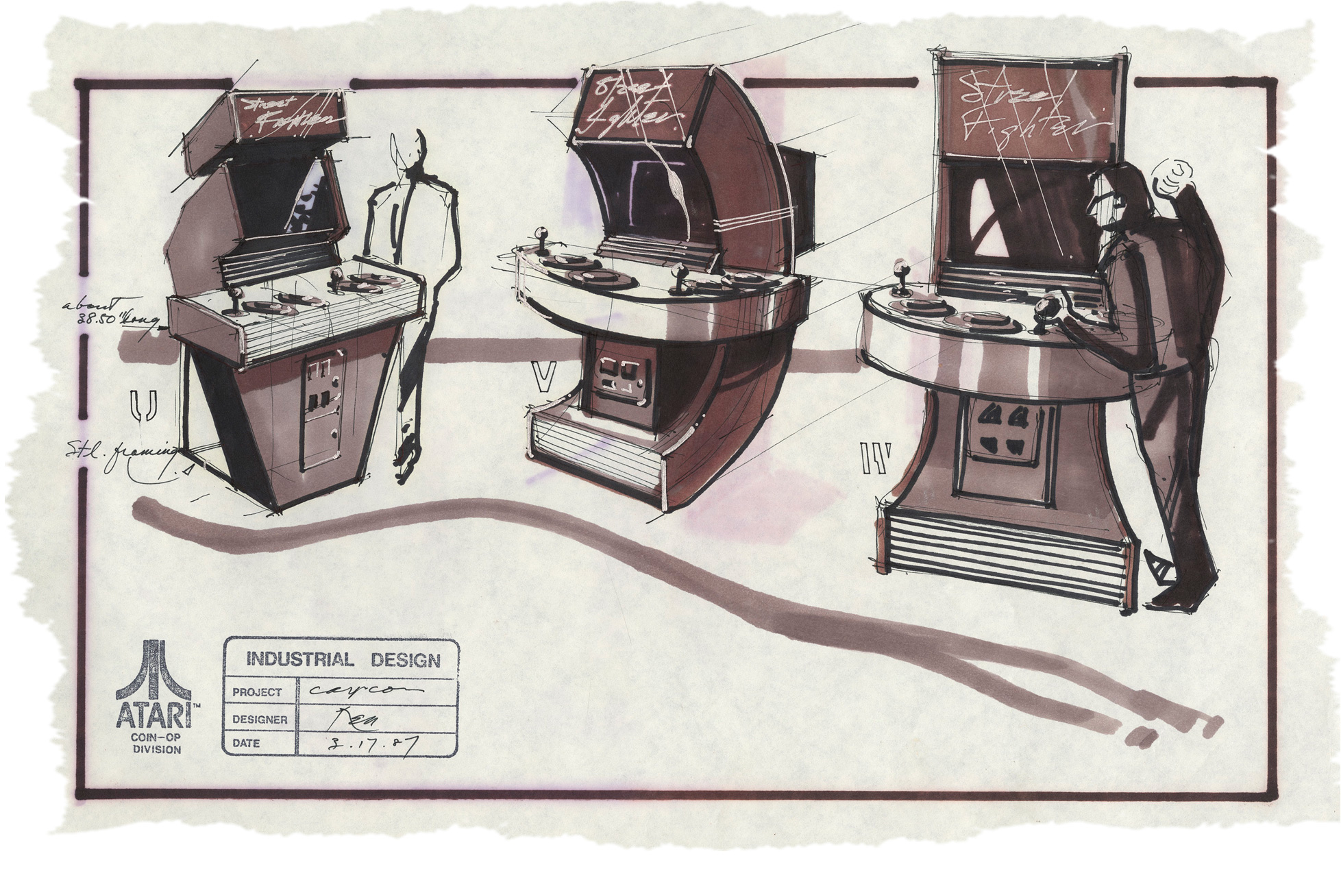 1957x1268 Atari Arcade Concept Art A Glimpse Of The Future The Arcade Blogger - Arcade Sketch