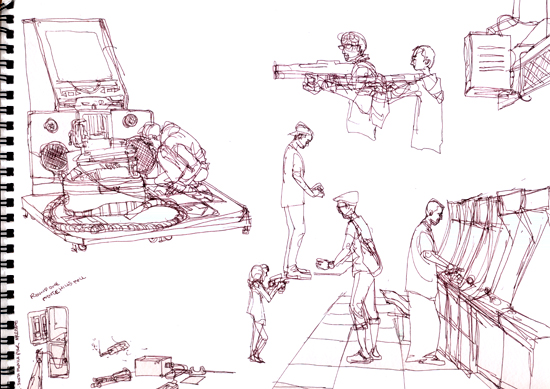 550x389 Sketch Of The Week Behind The Scenes - Arcade Sketch