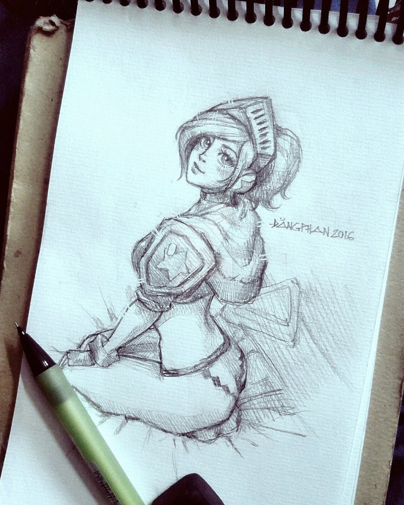 800x1000 Arcade Riven Sketch By Davidpan - Arcade Sketch