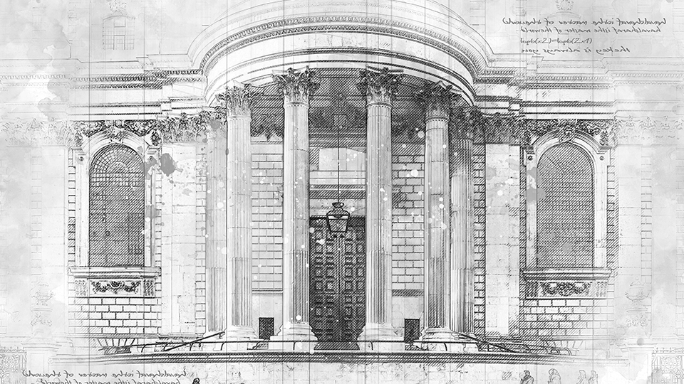 960x540 Architecture Sketch Art Photoshop Action - Arch Sketch