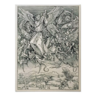 307x307 St Michael Posters Amp Photo Prints Zazzle - Archangel Michael Sketch