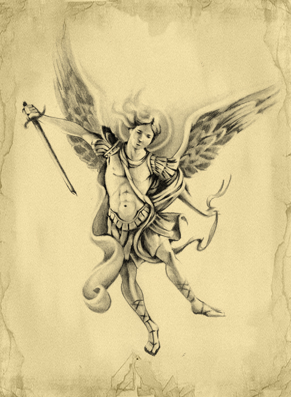 582x792 Archangel Michael Tattoo Design Archangel Michael Tattoo - Archange...