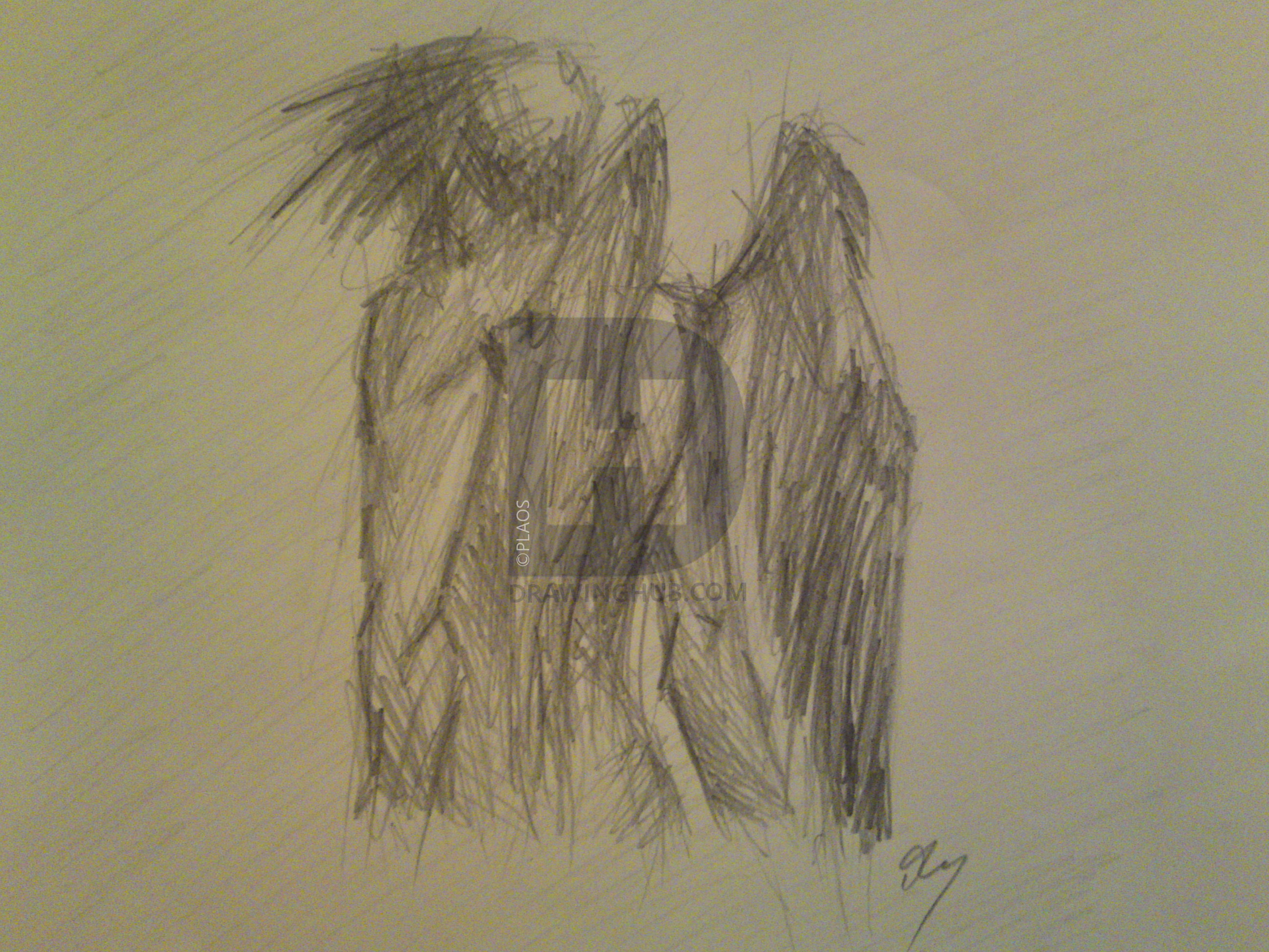 2592x1944 Archangel Sketch Drawing By Plaos Drawinghub - Archangel Sketch