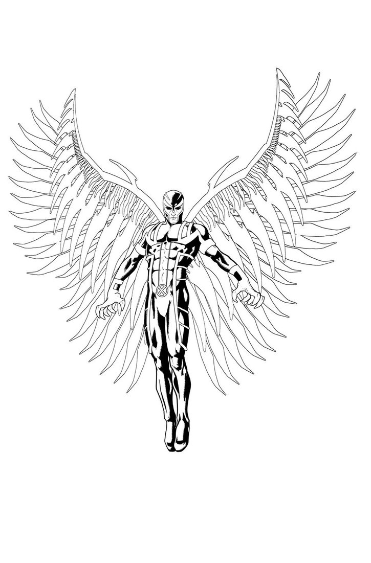 725x1101 Archangel Sketch By Davidmarquez - Archangel Sketch