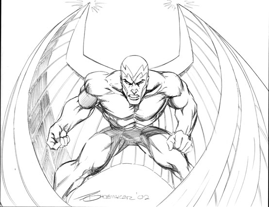 554x426 Archangel Sketch - Archangel Sketch
