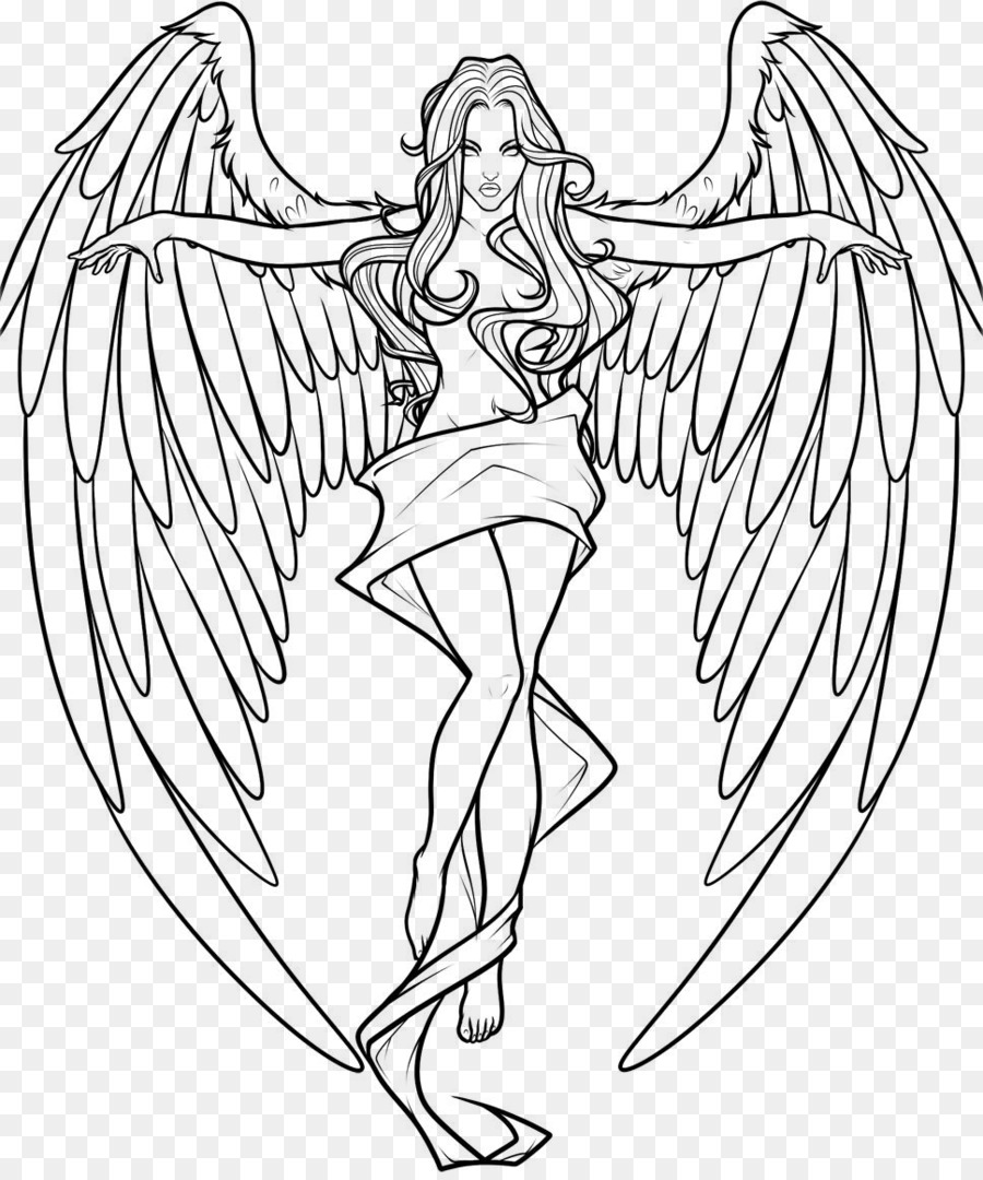 900x1080 Drawing Castiel Fallen Angel Sketch - Archangel Sketch