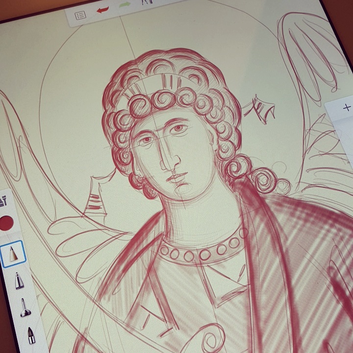 720x720 Iconographics Blog - Archangel Sketch