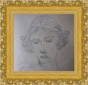 375x363 Saatchi Art Head Of Michael Archangel Drawing By Andrey Skorodumov - Archangel Sketch