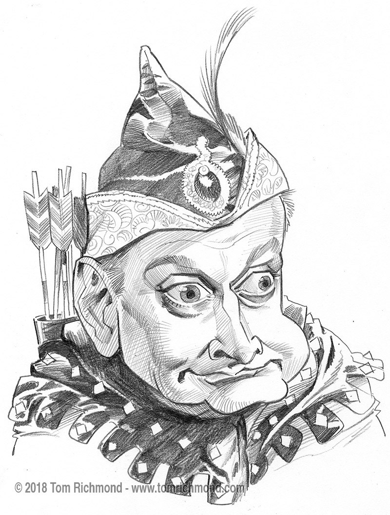 800x1056 Richmond Illustration Inc. - Archer Sketch