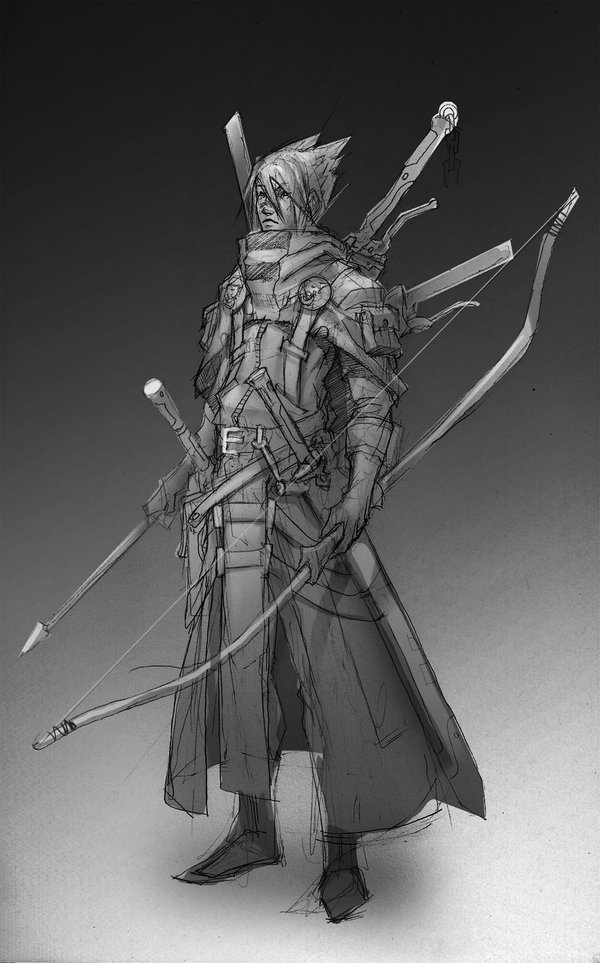 600x963 Archer Sketch By Dinmoney - Archer Sketch