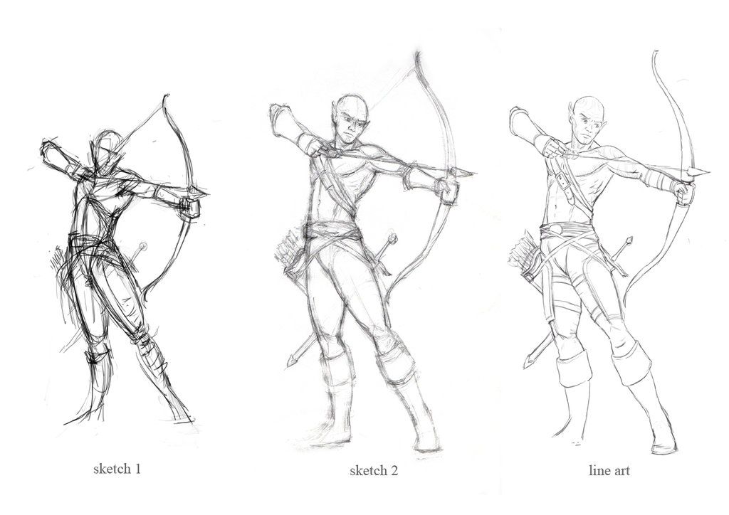 1024x724 Archer Sketches By On @ - Archer Sketch