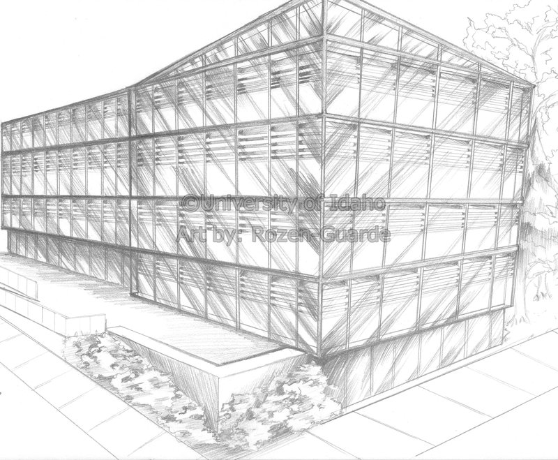 800x659 Art And Architecture Building Preliminary Sketch By Rozen Guarde - Architecture Art Sketch
