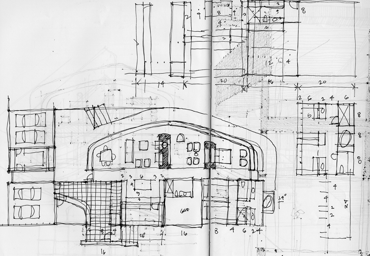 1200x832 Architectural Sketching ~ The Inovative Architects - Architecture Design Sketches