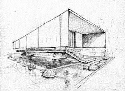 400x292 41 Best Architecture Drawing Images Architecture - Architecture Design Sketches