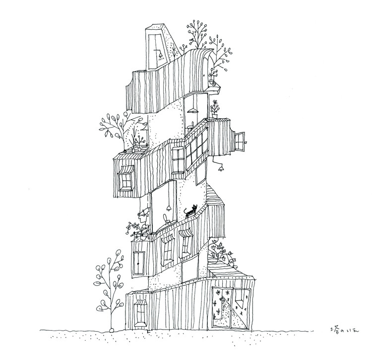 750x705 The Best Architecture Drawings Of 2015 Archdaily - Architecture House Sketch