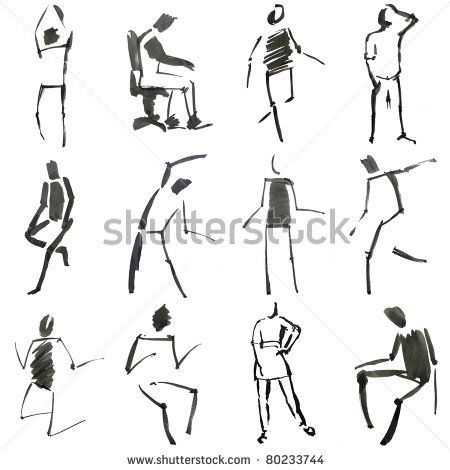 450x470 Pin By Elizabeth Krasteva On Hand Draw Silhouettes - Architecture People Sketch