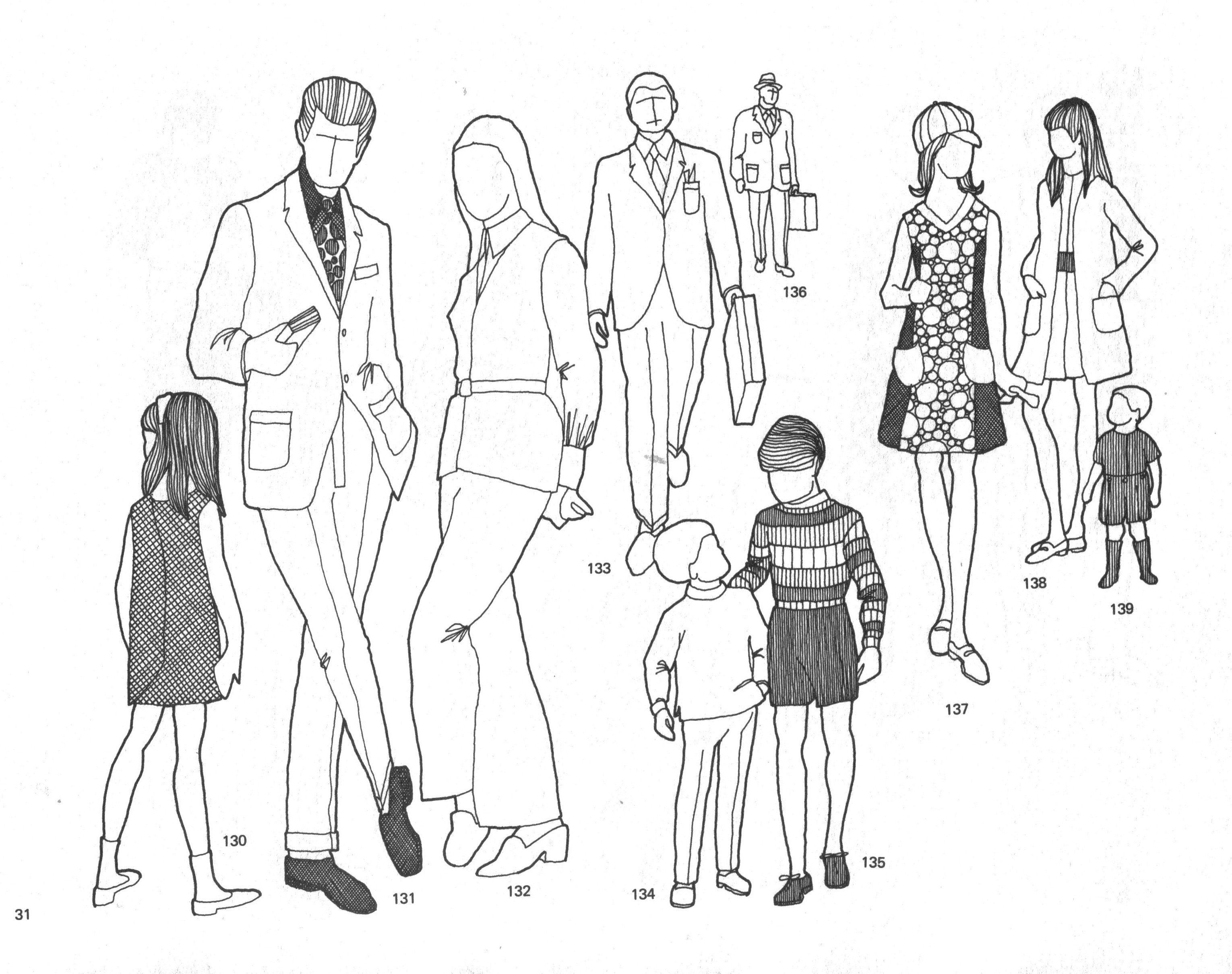 3060x2420 People Sketch Architecture - Architecture People Sketch