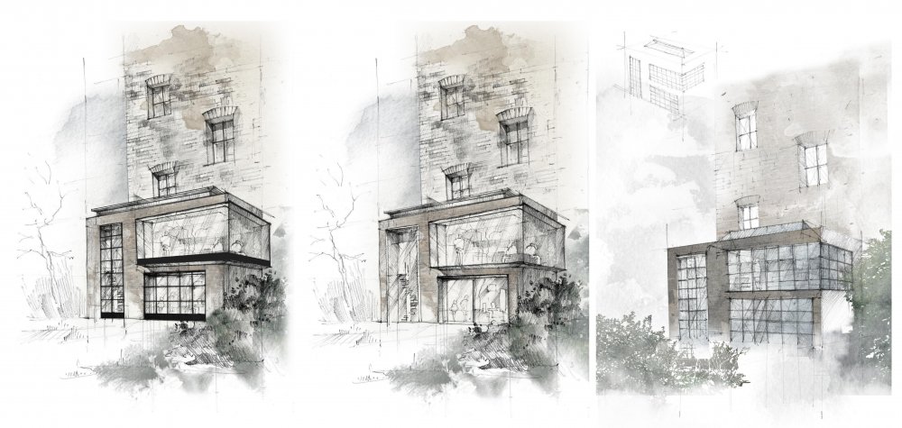 1000x475 Concept Sketches - Architecture People Sketch