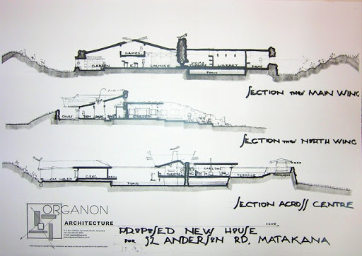 512x362 Not Pc Matakana House Organon Architecture - Architecture Section Sketch
