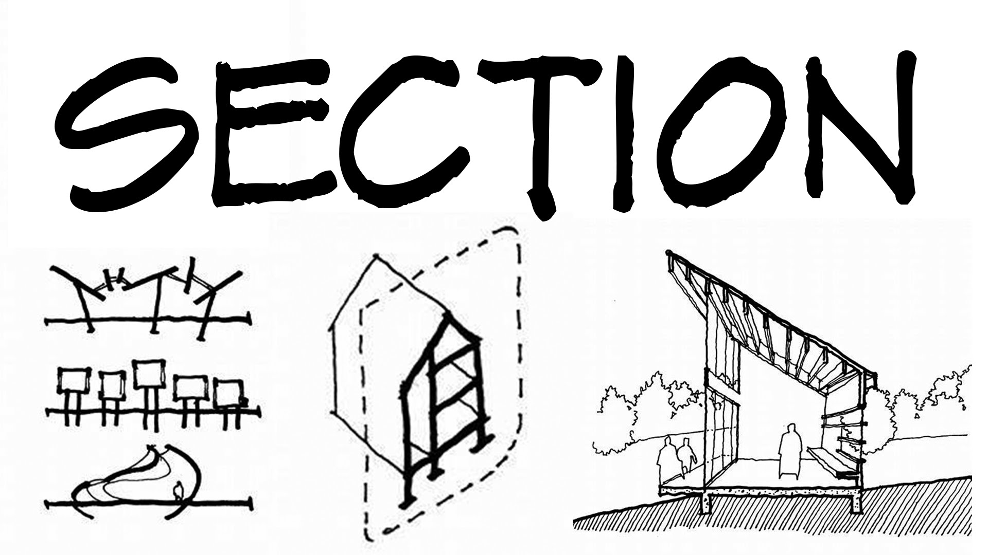 1920x1080 Sections For Architectural Sketches - Architecture Section Sketch