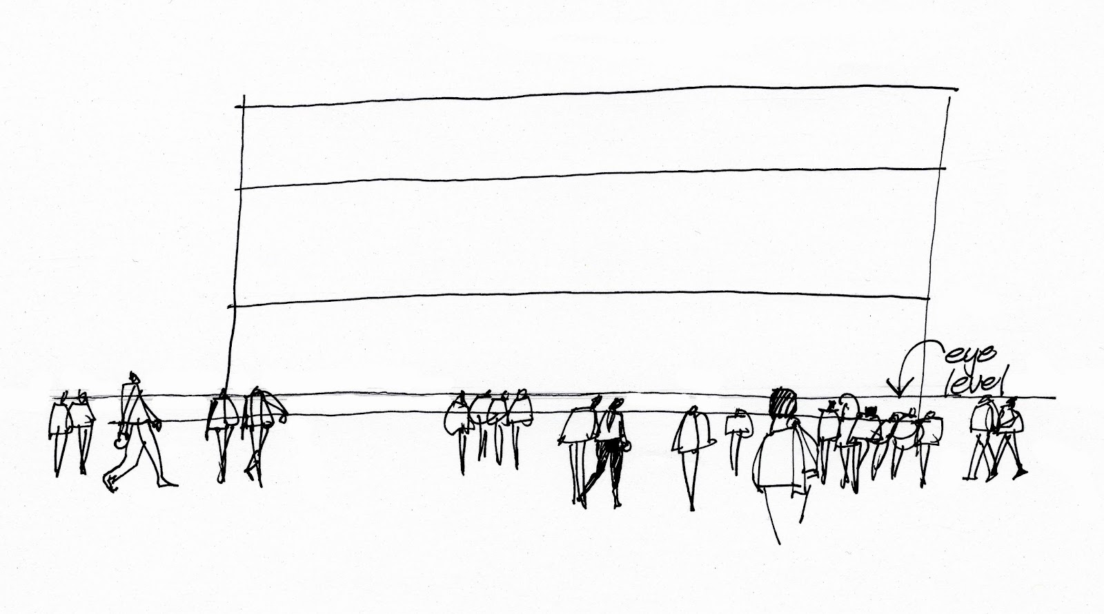 architecture sketch people