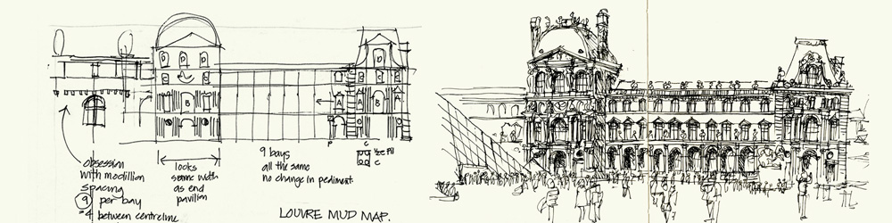 1000x250 Buildings - Architecture Sketch Practice