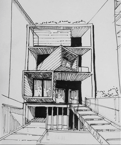 Architecture Sketch Practice at PaintingValley.com | Explore collection ...