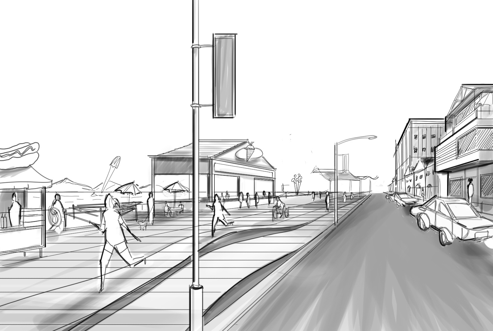 1600x1075 How To Draw Architectural Street Scenes - Architecture Sketch Practice