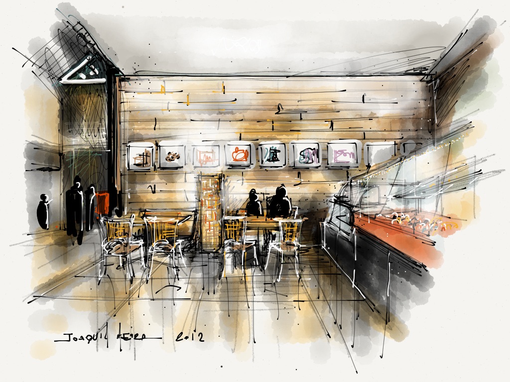 1024x768 Architecture Sketch Wallpaper Architecture Sketch By Oriondeft On - Architecture Sketch Wallpaper