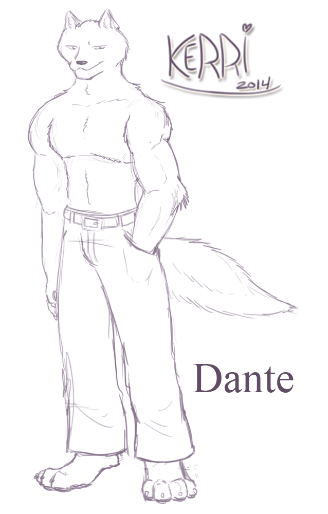 638x1000 Dante The Arctic Wolf Design By Dark Kerri - Arctic Wolf Sketch