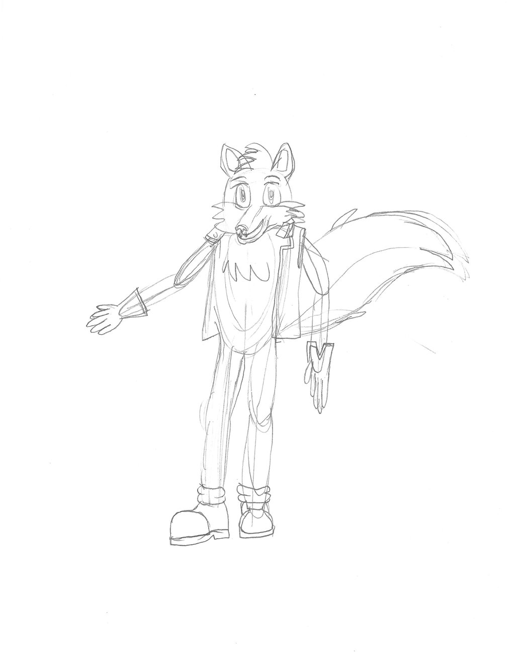 1024x1307 Guntiver The Arctic Wolf Speaks Sketch By Nitroactivestudios On - Arctic Wolf Sketch