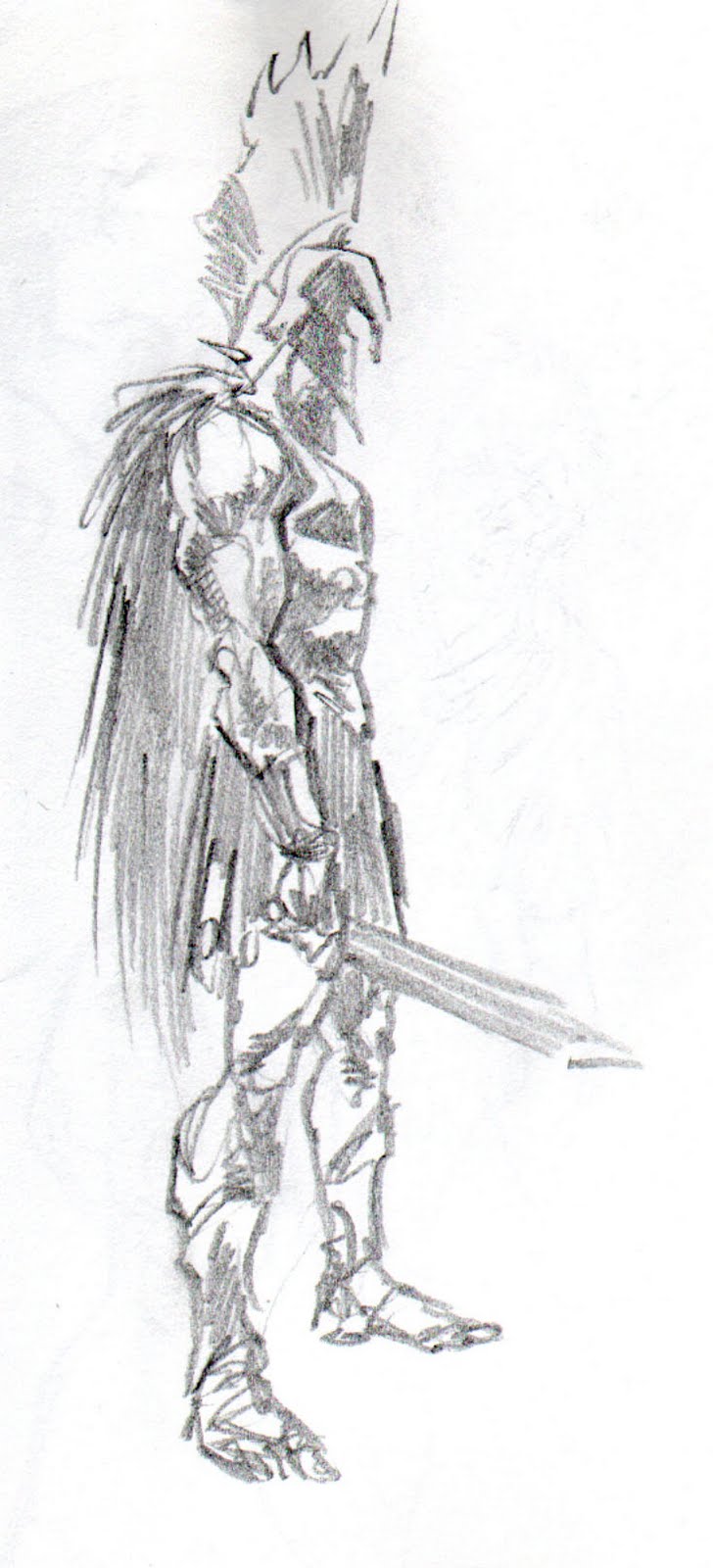 728x1600 Olympians Rule! May 2011 - Ares God Of War Sketch