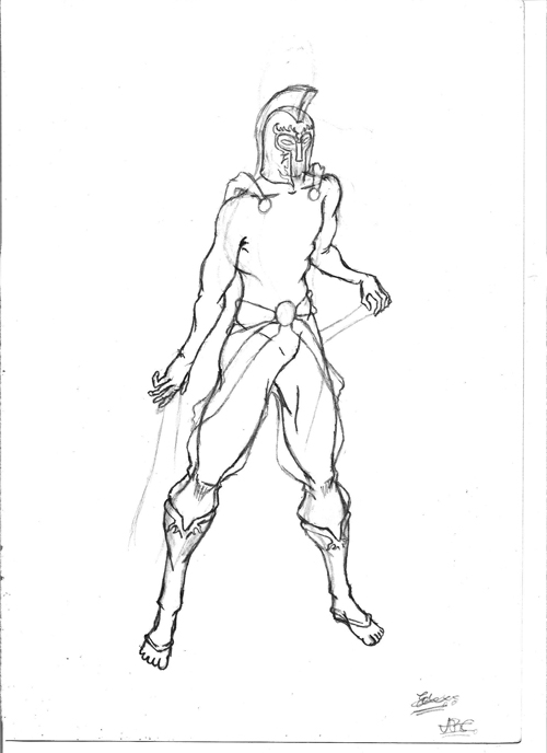 500x688 Ares Arc - Ares Sketch