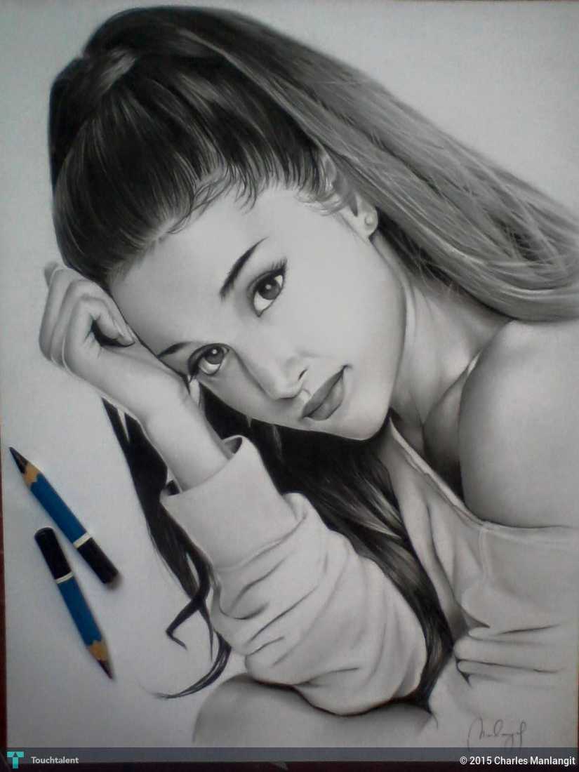 Ariana Grande Sketch at PaintingValley.com | Explore collection of ...