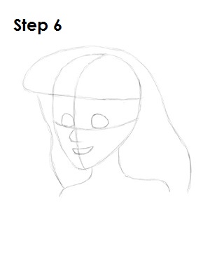 300x388 How To Draw Ariel - Ariel Face Sketch