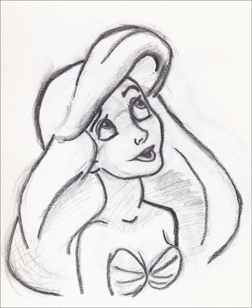 809x988 Ariel Sketch 4 By Emurox - Ariel Sketch